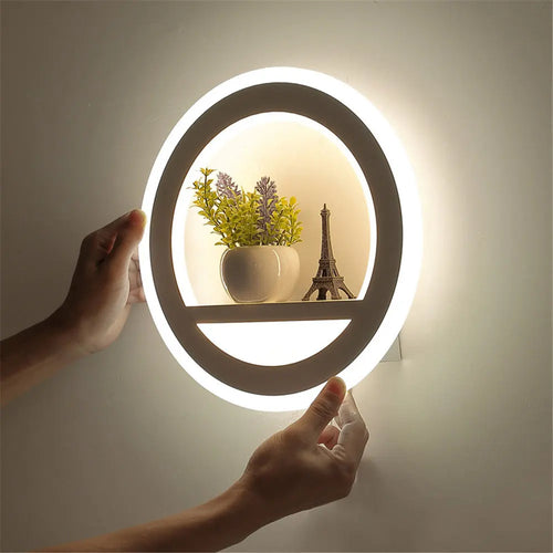 applique murale led moderne style nordique décoration créative - vue 4 sur 7