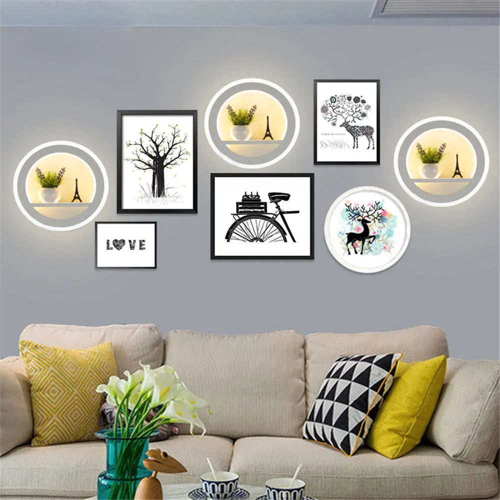 applique murale led moderne style nordique décoration créative - vue 3 sur 7