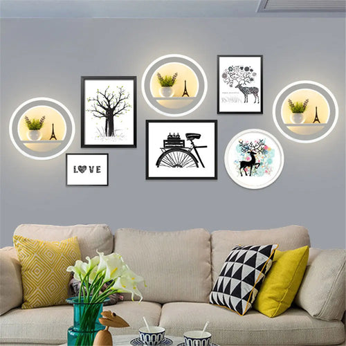 applique murale led moderne style nordique décoration créative - vue 3 sur 7