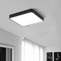 plafonnier led carré surface monté avec télécommande luminaire