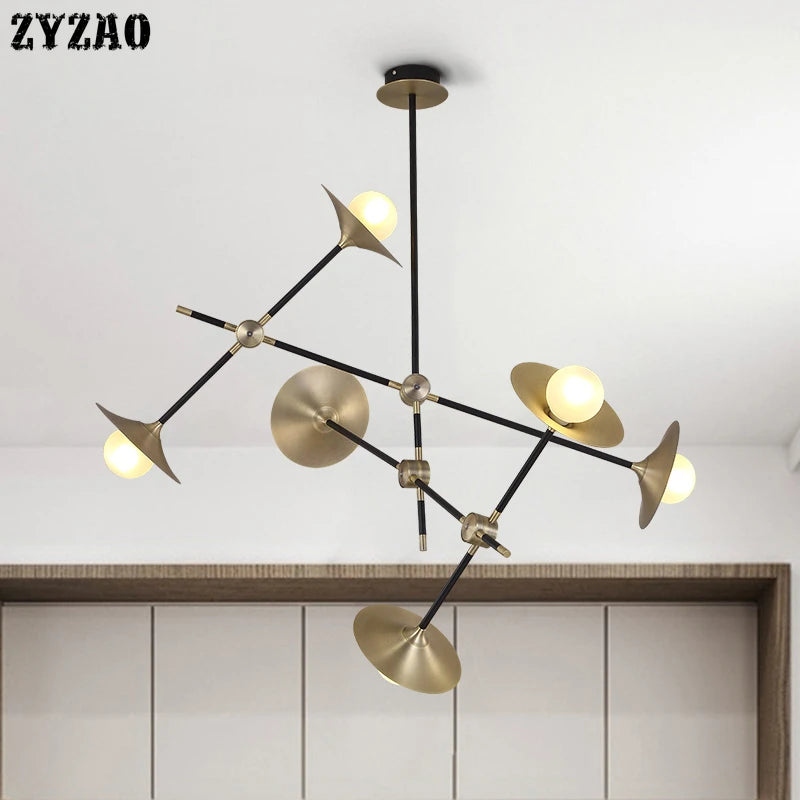 lustre créatif nordique design moderne pour décoration intérieure - vue 2 sur 9