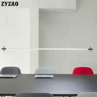 suspension moderne à bande led design minimaliste pour divers espaces