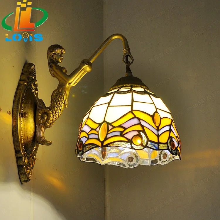 applique murale style européen pour éclairage intérieur et extérieur - vue 8 sur 8
