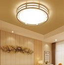 plafonnier led rond moderne en fer et acrylique