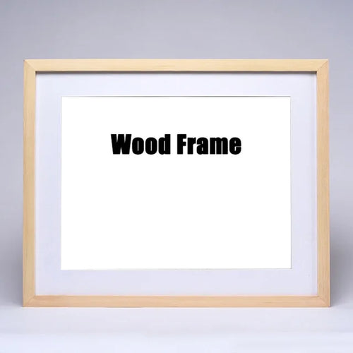 cadre photo en bois naturel noir et blanc décoratif - vue 9 sur 9