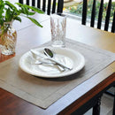 Serviette de table dentelle brodée style europe lin