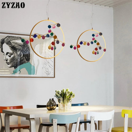 suspension en agate design post-moderne pour intérieur élégant - vue 3 sur 10