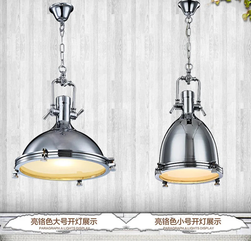 lustre industriel en fer style nordique pour cadeaux de nouvel an - vue 4 sur 14