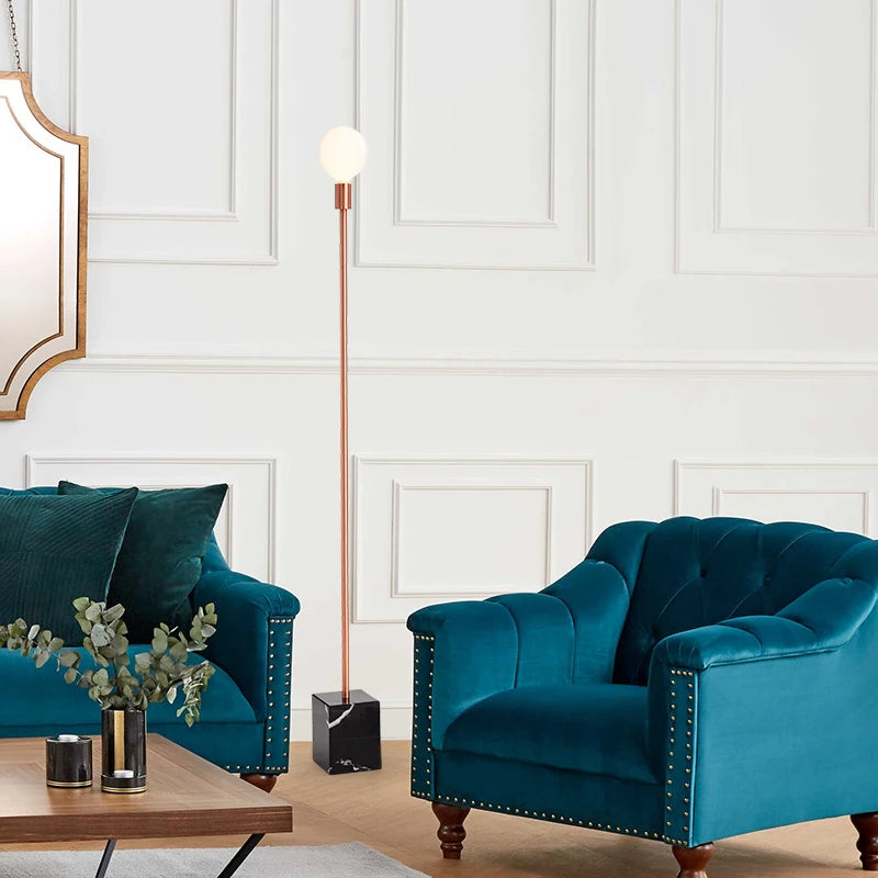 lampe à poser en marbre moderne pour décoration nordique créative - vue 2 sur 9