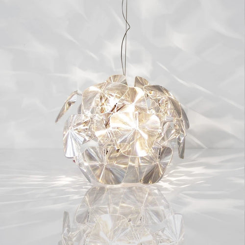 gzmj moderne acrylique led suspension créatif suspension lampe à main - vue 4 sur 6