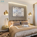 Applique murale led fer nordique moderne simple