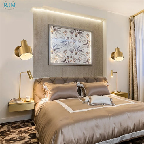 Applique murale led fer nordique moderne simple - vue 6 sur 6