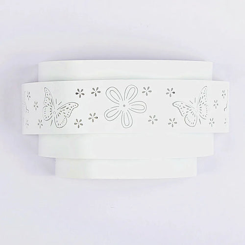 applique murale moderne décorative en forme de fleur papillon - vue 4 sur 4