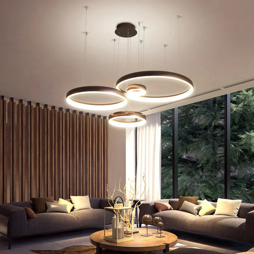 suspension moderne à led pour décoration intérieure et commerciale - vue 4 sur 6