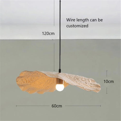 suspension en métal lotus nordique pour décoration intérieure - vue 9 sur 9