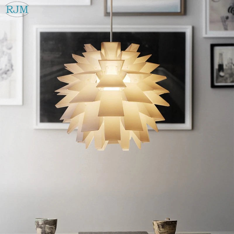 lampes suspendues design nordique moderne en forme de noix de pin - vue 3 sur 8