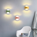 applique murale led modernes pour intérieur avec fond chromatique