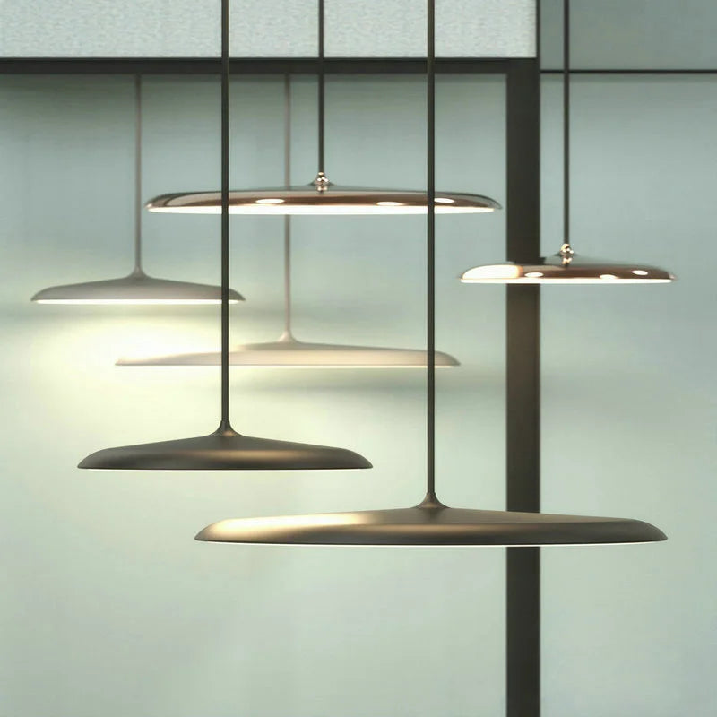 lampe suspendue led scandinave moderne design simple idéale pour bar - vue 2 sur 13