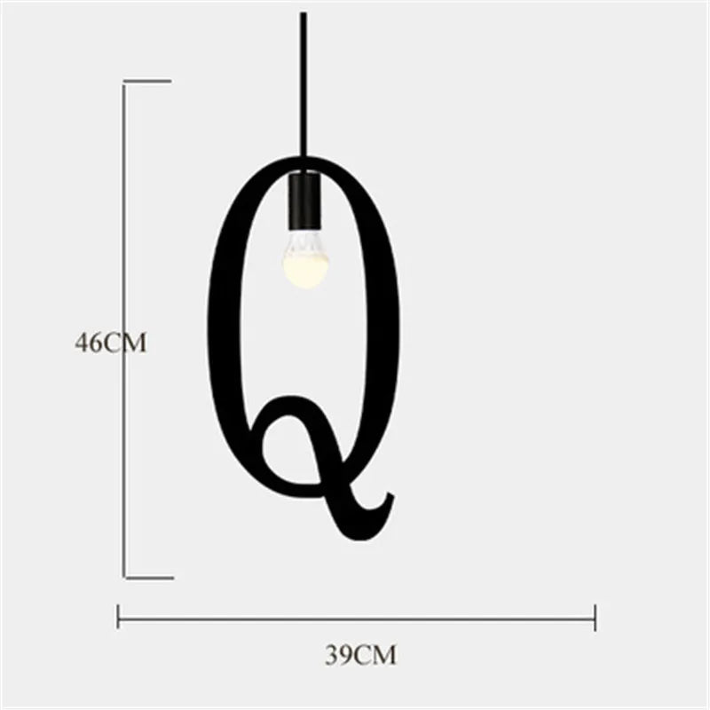 suspension nordique diy love luminaire décoratif pour loft et bar - vue 17 sur 29