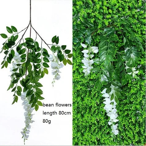 feuilles dherbe artificielles pour décoration murale et jardin - vue 22 sur 37