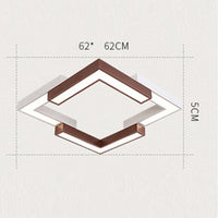 plafonnier led moderne superposition suspension maison