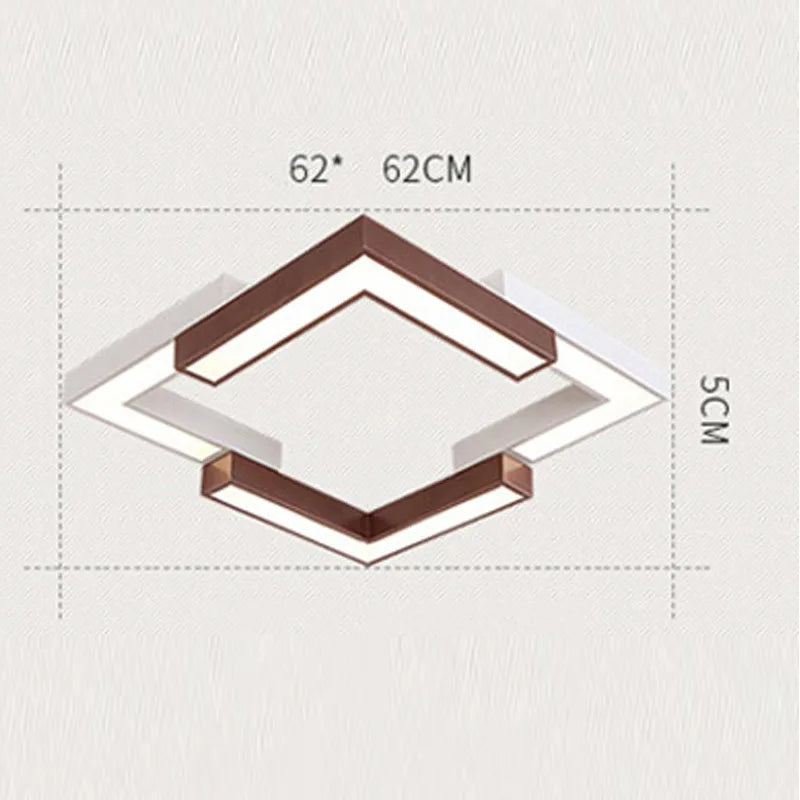 plafonnier led moderne superposition suspension maison