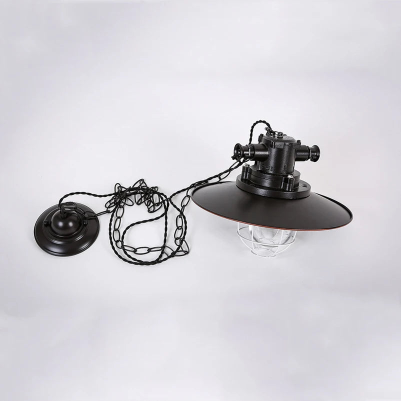 lustre rétro américain pour loft café pub étude - vue 7 sur 7