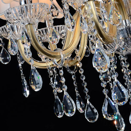 lustre moderne en cristal pour un éclairage élégant et raffiné - vue 5 sur 6