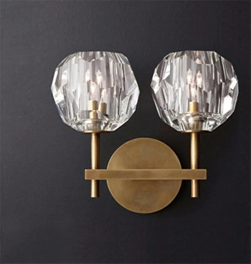 applique murale moderne en verre pour décoration romantique - vue 3 sur 12