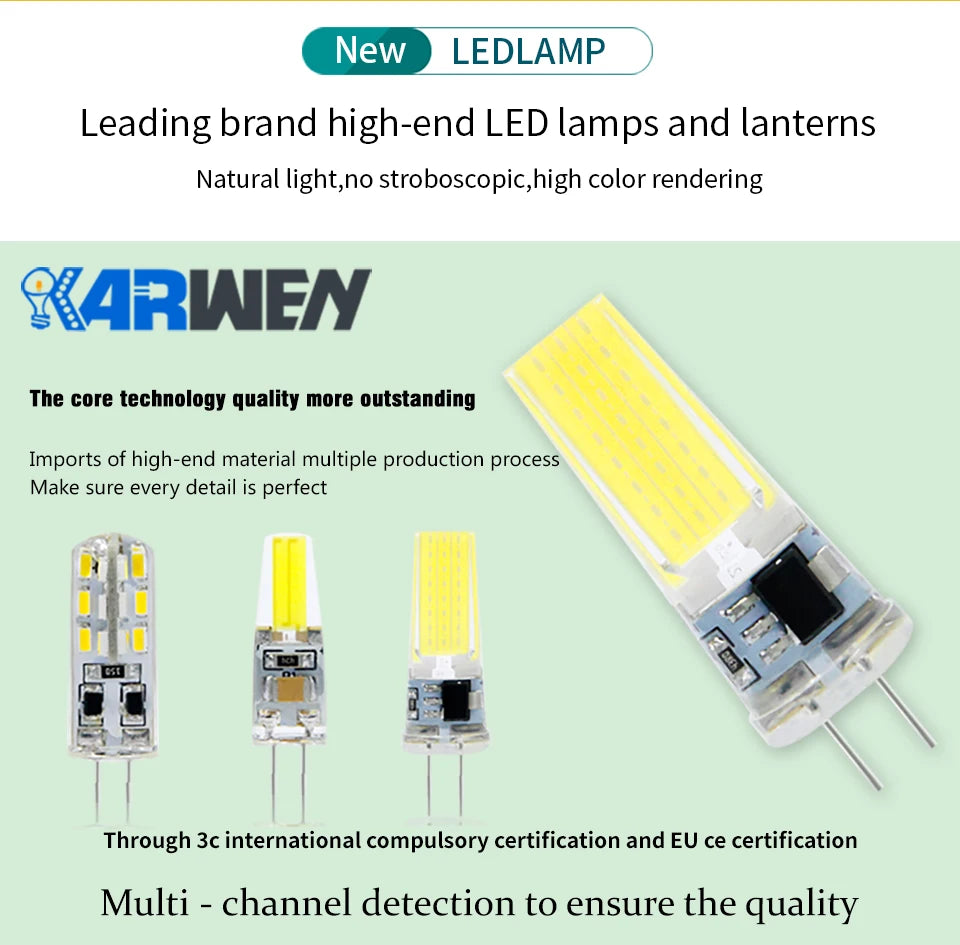10 pièces de lampes LED G4 haute qualité pour remplacer les halogènes - vue 4 sur 8