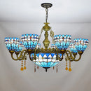 suspension en cristal de verre pour un éclairage élégant