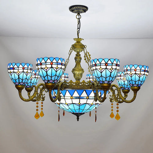suspension en cristal de verre pour un éclairage élégant - vue 5 sur 6