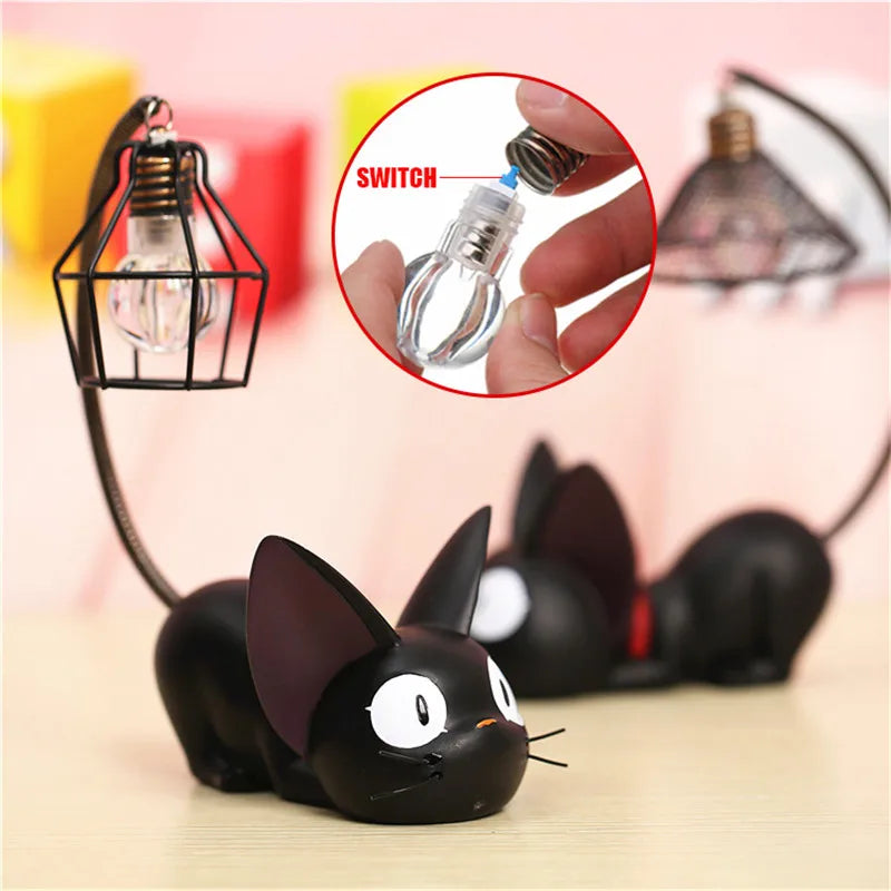 lampe de bureau veilleuse led pour enfants en forme de chat - vue 3 sur 8