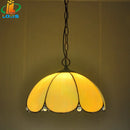 lustre en verre laminé style européen rétro simple éclairage unique