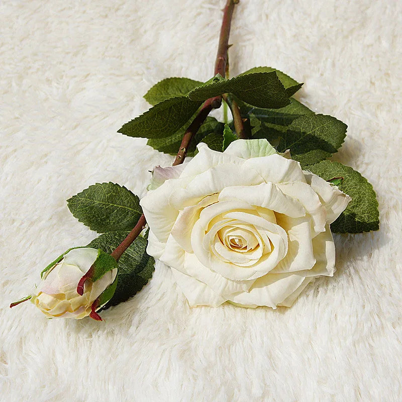 belles fleurs en soie roses pour décoration vintage de mariage