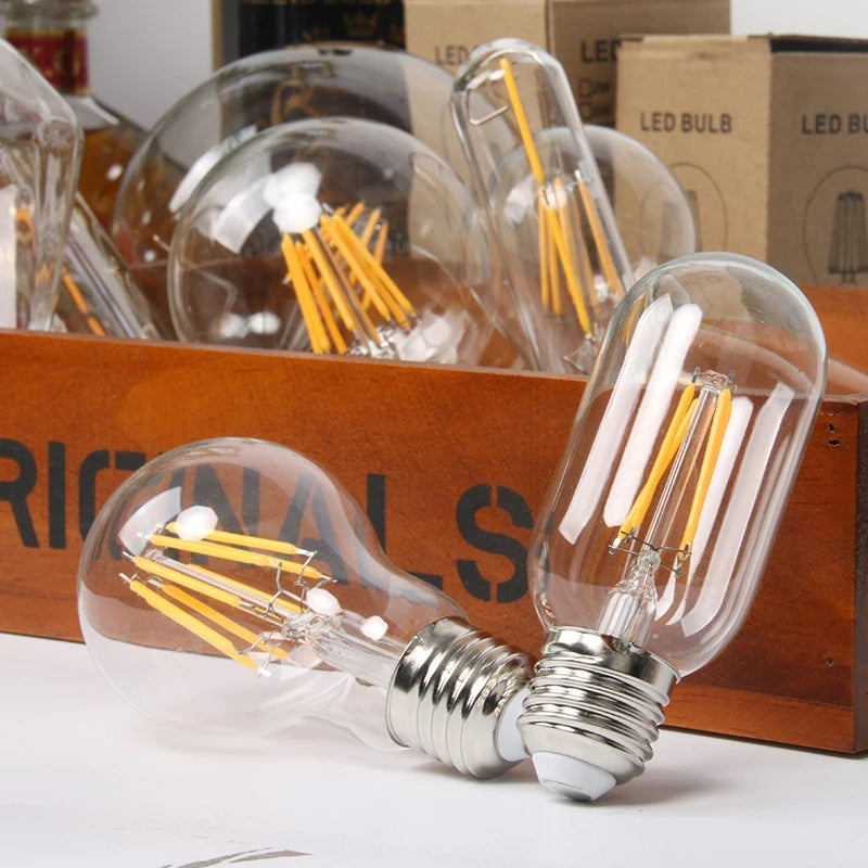 lampe à led vintage filament design rétro 360 degrés - vue 6 sur 6