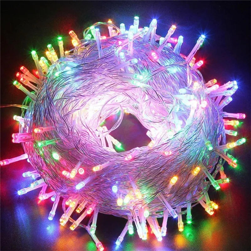 guirlande lumineuse féerique 600 led pour décorations intérieures et extérieures - vue 2 sur 10