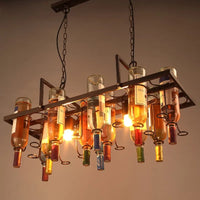 suspension créative en forme de bouteille pour décoration intérieure