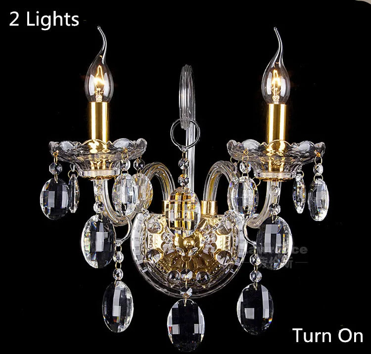 lustre en cristal moderne avec lumière design élégant - vue 3 sur 11