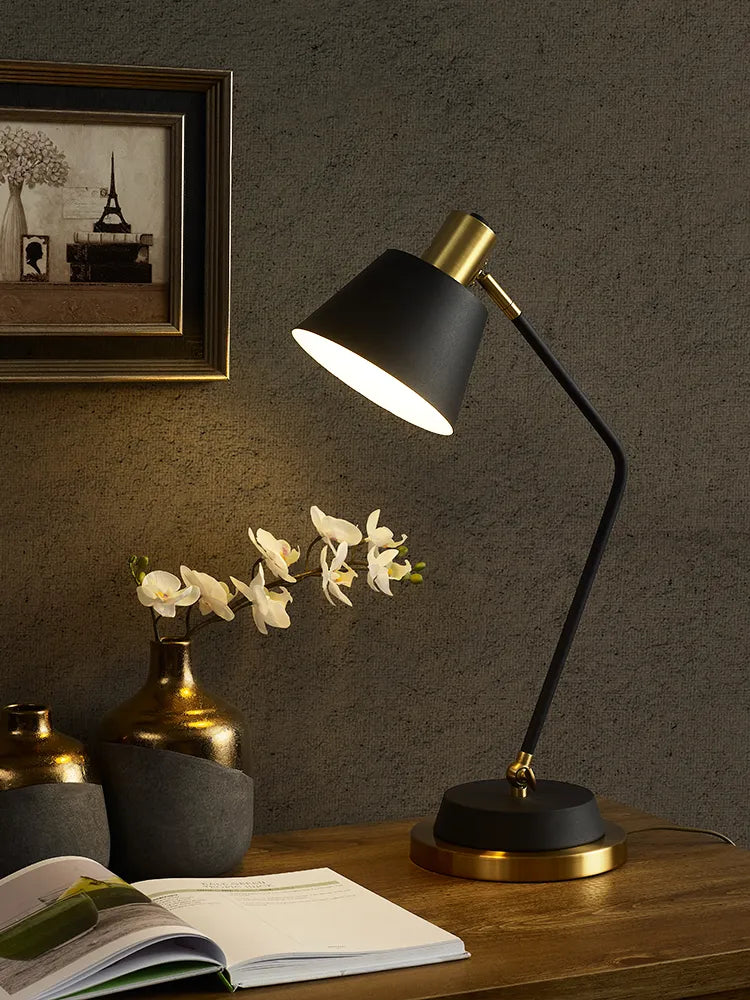 Lampe de table de chevet de chambre à coucher à coucher nordique - vue 3 sur 7
