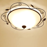 plafonnier moderne en verre style industriel pour éclairage décoratif
