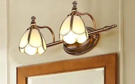 applique murale vintage miroir avec éclairage led pour maquillage - vue 10 sur 10
