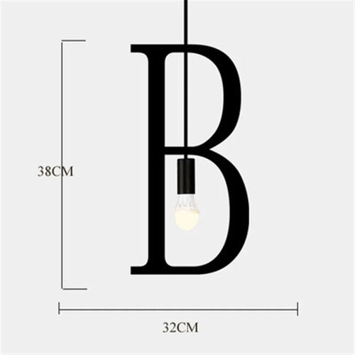 suspension nordique diy love luminaire décoratif pour loft et bar - vue 29 sur 29