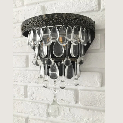 applique murale en cristal rétro pour intérieur et extérieur - vue 4 sur 7