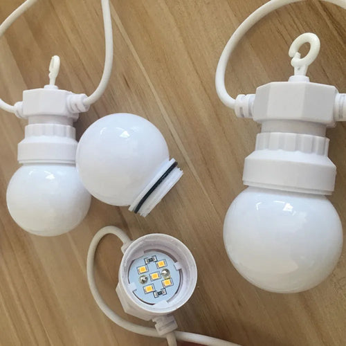 guirlande lumineuse led festoon globe étanche pour événements extérieurs - vue 5 sur 8