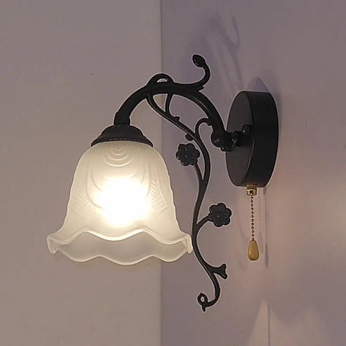 applique murale vintage en verre pour intérieur et extérieur - vue 9 sur 10