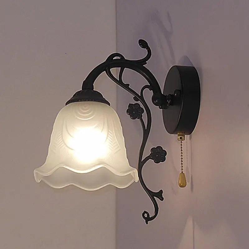 applique murale vintage en verre pour intérieur et extérieur - vue 8 sur 10