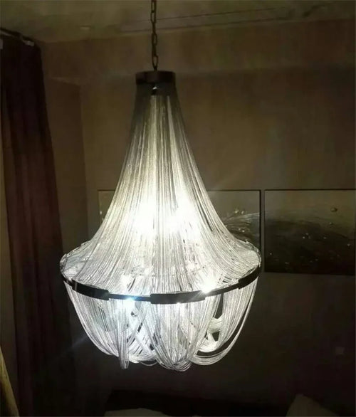 suspension moderne en aluminium design pour un éclairage élégant - vue 3 sur 9