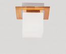 plafonnier en bois japonais style minimaliste pour intérieur
