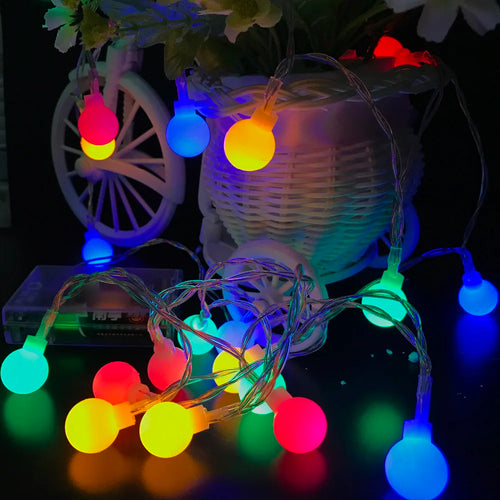 guirlande lumineuse à 20 led pour fêtes et décorations variées - vue 3 sur 9
